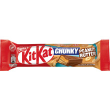 KitKat Chunky Peanut Butter Chocolate Bar Multipack, 4 x 34g | Pack of 1