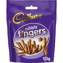 Cadbury Nibbly Fingers Mini Fingers Pouch 125 g (Pack of 1)