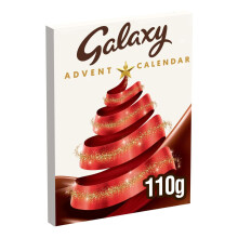 Galaxy Smooth Milk Chocolate Advent Calendar Christmas Gift Box 110g