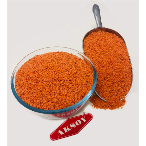 Aksoy Premium Quality Red Split Lentils 5KG 1