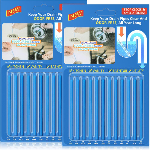 Drain Cleaner Sticks – Effectively Eliminate Odors and Keep Drains Flowing