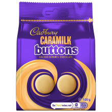 Cadbury Caramilk Golden Caramel Chocolate Buttons, 100 g (Pack of 1)