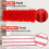 Masthome Microfibre Mop, Flat Mops with 4 Washable Pads, Adjustable Handle 4