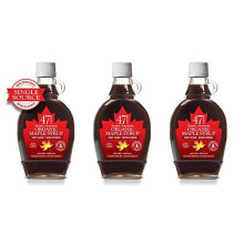 47 North Single Source Canadian Organic Maple Syrup, Grade A 250g (3x 250g, Very Dark)