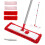 Masthome Microfibre Mop, Flat Mops with 4 Washable Pads, Adjustable Handle 1