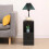 Narrow Bedside Table with Drawer, Open Storage & Cabinet, Small Space Side End Table 8