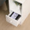Narrow Bedside Table with Drawer, Open Storage & Cabinet, Small Space Side End Table 11