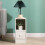 Narrow Bedside Table with Drawer, Open Storage & Cabinet, Small Space Side End Table 15