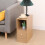 Narrow Bedside Table with Drawer, Open Storage & Cabinet, Small Space Side End Table 20