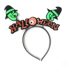 Halloween HeadBopper Headband (Green Witch)