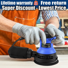 Electric Random Orbit Orbital Sander Detail Palm Orbital Sanding Dust Collection