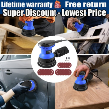 Compact Electric Detail Palm Sander Sheet Sanding Polishing 6 Variable Speeds