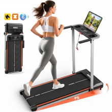 Folding Treadmill 1-12km/h with 9% Incline LED Display Home Gym