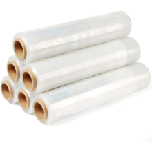 6 X SHRINK WRAP STRONG ROLLS CLEAR PALLET STRETCH CLING FILM 400MM x 250M