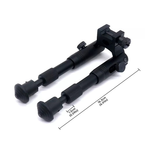 148-163mm Adjustable Foldable Hunting Bipod For 20mm Rail Mount Portable 2