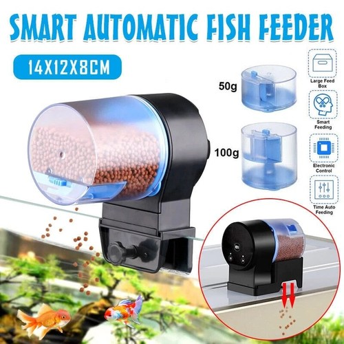 Automatic Fish Feeder Dispenser For Aquarium Fish Tank Feeding Timer For Holiday 2