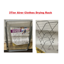 Prima 11m 3 Tier Clothes Dryer Rack Indoor Airer Foldable Compact Non-Slip New