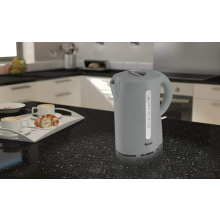 Swan Grey 1.7L Jug Kettle, Lightweight, Cordless Design, 1850-2200W, Brand New