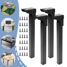 4x Heavy Duty Folding Table Leg Bed Cabinet Sofa Desk Feet Hinged Table Legs UK