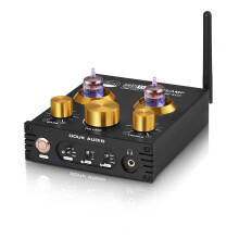 Douk Audio P1 Bluetooth 5.0 Tube Preamp Speaker Receiver USB DAC Headphone Amp