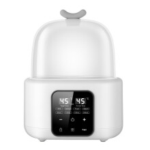 (Green, Us standard 220v) 2-in-1 Baby Bottle Warmer & Sterilizer with Constant Temperature for Breast Milk & Formula, Neutral Home Use