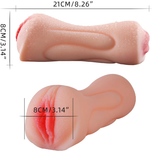 3-in-1 Realistic Masturbator TPE Pocket Stroker 1