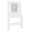 Dressing Table with Mirror and Light, 2 Drawers Vanity Desk, White 2