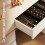 120 cm Dressing Table with Mirror and Light, Behind-Mirror Storage 3