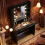 Dressing Table with Mirror and Light, 2 Drawers Vanity Desk, Black 4