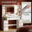135 cm Dressing Table with Mirror, Vanity Desk, Adjustable 3-Colour LED Lights, Dressing Table with Plug 2