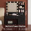Dressing Table with Stool, Plug and Mirror, LED Adjustable, Black 4