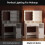 Dressing Table with Mirror, Vanity Desk with 2 Drawers, White 9