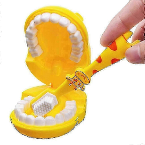 Giraffe Teeth Model For W/ Teeth Brush Toddler Gift Teeth Brushing Teaching Aidxx 1