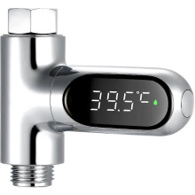 Led Display Digital Shower Water Meter Bath Temperature Monitor Water Temperature Measuring Instrume