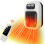 370W Space Heater, Compact for Office Dorm Room 1