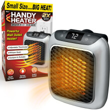 Neuer Handy Heater Turbo Heat Steckdosen-Keramikheizkörper, digitales Display, einstellbarer Thermostat, leiser Mini-Heizkörper für Sch