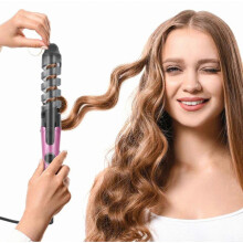 Draadloze automatische keramische krultang, oplaadbaar, ontwarrend, geen verbranding, snel opwarmend voor het stylen van je haar.