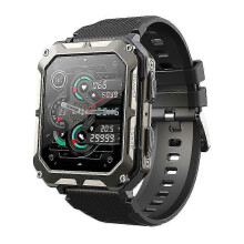 Niezniszczalny smartwatch, wytrzymały taktyczny smartwatch z czujnikiem tętna