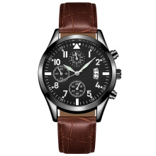 Business Casual Wrist Watches for Mens Modern Stylish Multi Calendar Watch for Everyday Wear