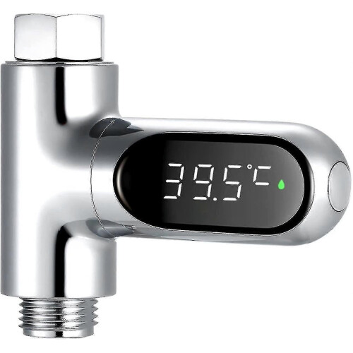 Digitale douchewatermeter met led-display, badtemperatuurmeter, watertemperatuurmeetinstrument.