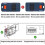 6PC Garage Door Remote Controls, Rolling Code 433.92 MHz, Compatible with BFT MITTO COOL C2, Mitto2, Mitto4 Portable Transmitters, 2 Buttons 4