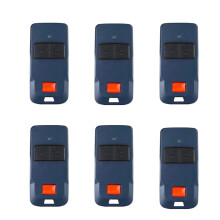 6-delige set afstandsbedieningen voor garagedeuren, rolling code 433,92 MHz, compatibel met BFT MITTO COOL C2, Mitto2 en Mitto4 draagba