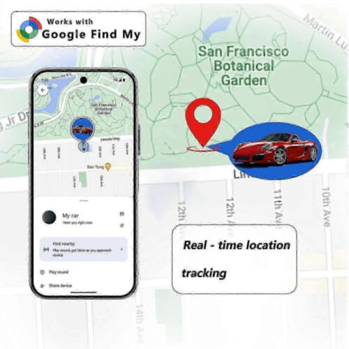 GPS Tracker iOS & Android με μαγνητικό εντοπιστή αυτοκινήτου, αδιάβροχο IP67, μπαταρία 3 1