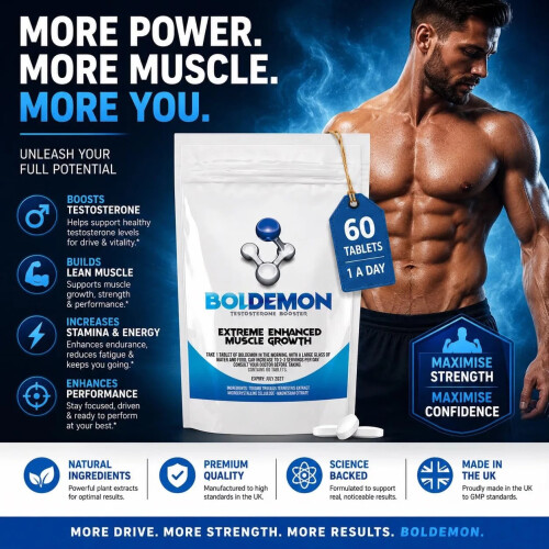 Testosterone Booster for Men 60 Tablets Tribulus 1