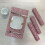 4 Pink Crystal Jewel Dining Table Placemat 40x24Cm 1