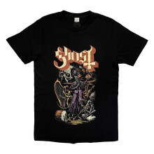 (L, Black) Ghost Unisex Adult What Music They Make T-Shirt