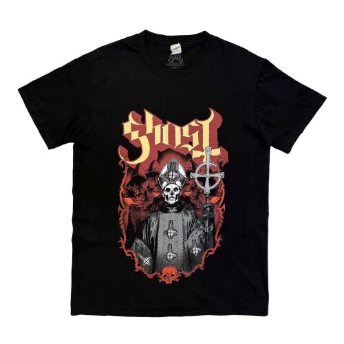 Ghost (M, Black) Ghost Unisex Adult Procession 2 T-Shirt