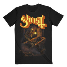 (L, Black) Ghost Unisex Adult Corpselight T-Shirt