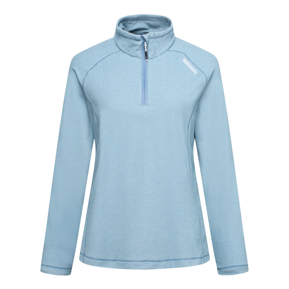 Regatta (14 Uk, Dusky Blue) Great Outdoors Womens/Ladies Montes Half Zip Fleece Top