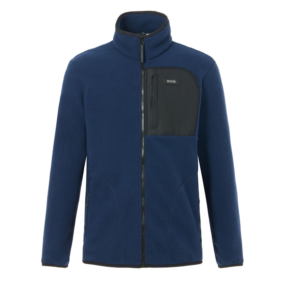 Regatta (Xl, Navy/Black) Mens Frankie Borg Fleece Jacket